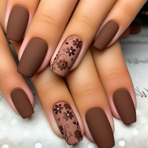 Brown flowers