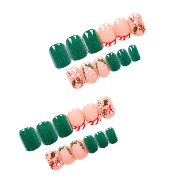 Gingerbread Man Cane Nails