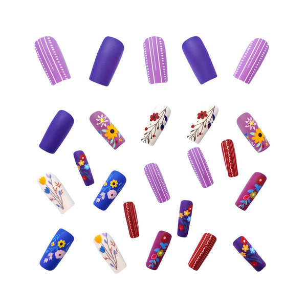 24pcs/Set Press On Nails