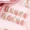 30 pieces of pink rose gilt
