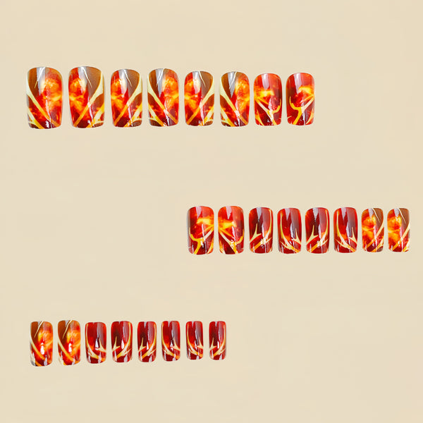 24pcs/Set Press On Nails