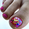 Pedicure fake nail Y763