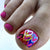 Pedicure fake nail Y763