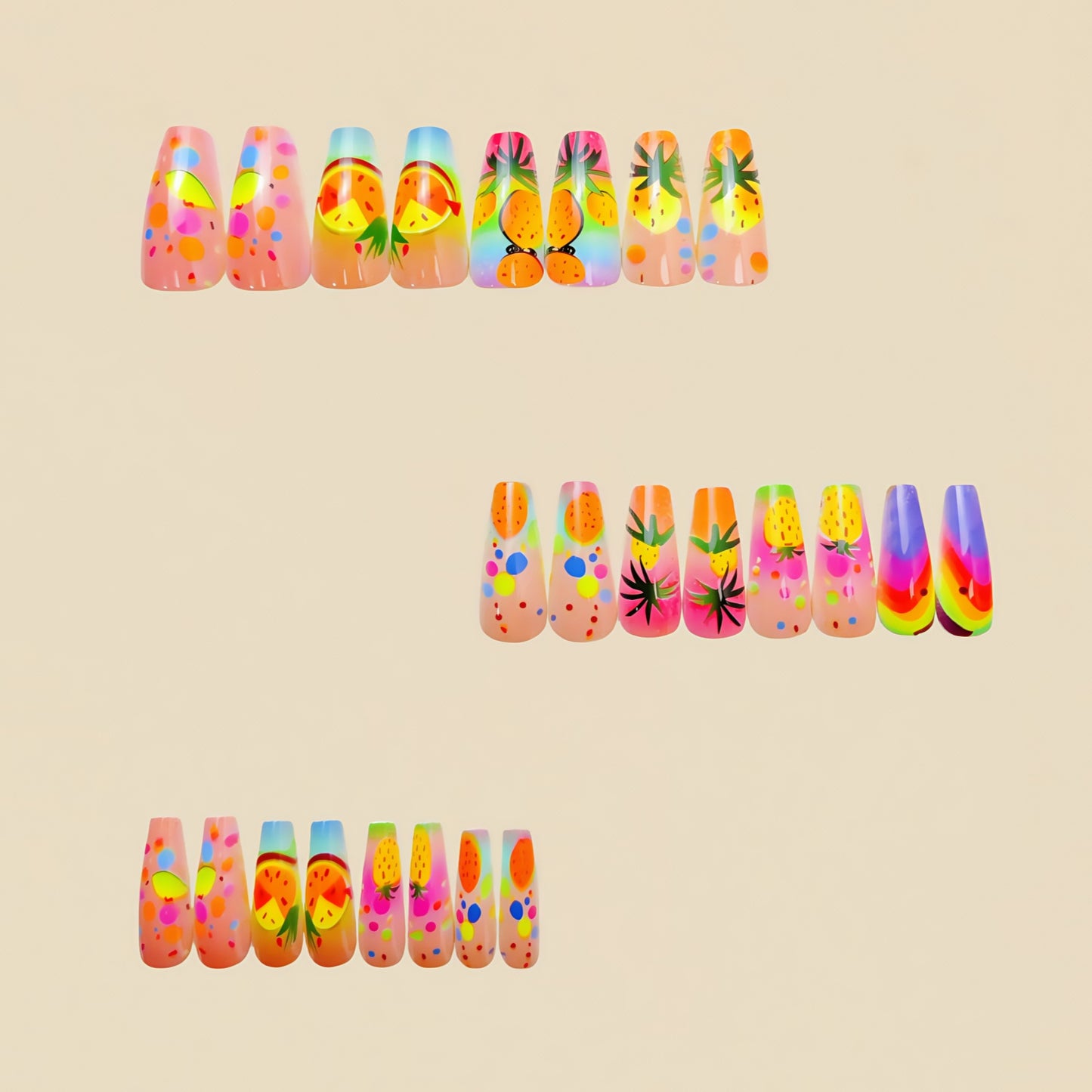 24pcs/Set Press On Nails