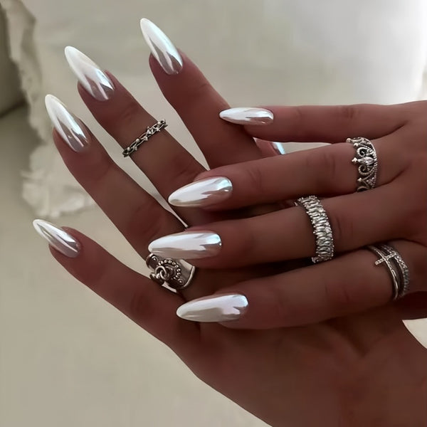 White glazed