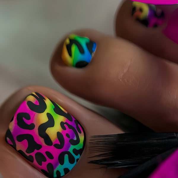 Pedicure fake nail Y609