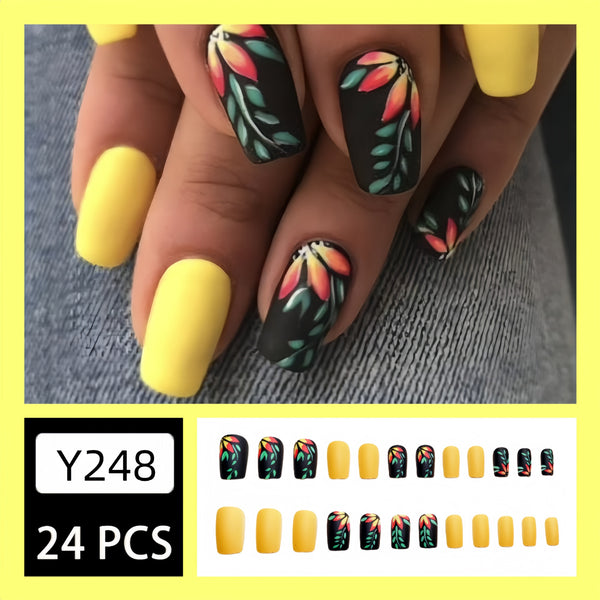 24pcs/Set Press On Nails