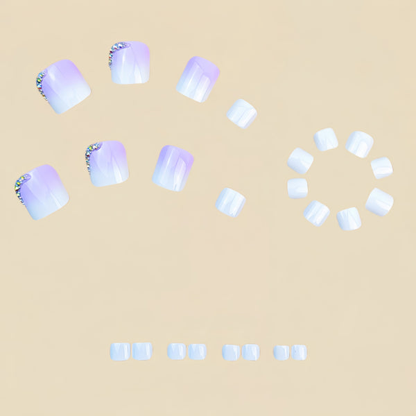 Pedicure fake nail Y863