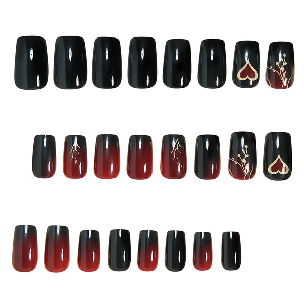 Gold leaves love stripes