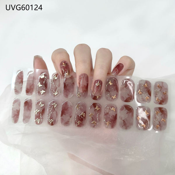 ins UV gel nail sticker UVG60124