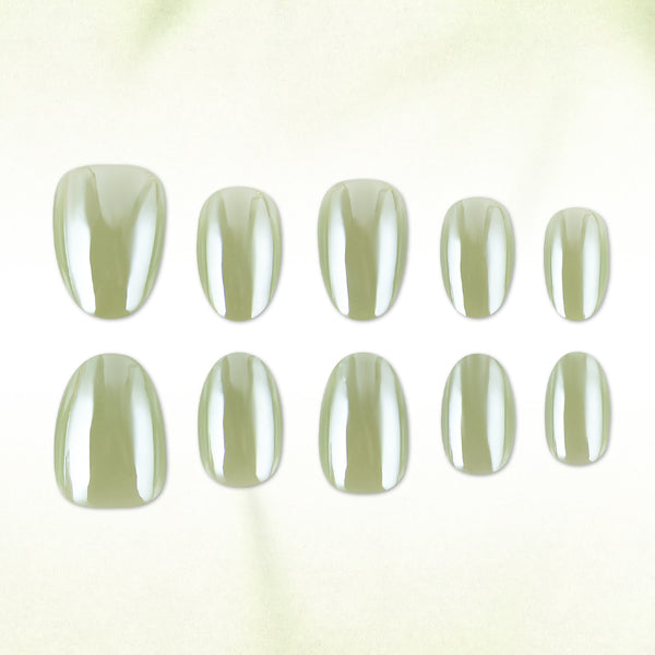 Lime Green Plated 32 Pcs