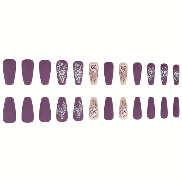 24pcs/Set Press On Nails