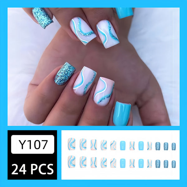 24pcs/Set Press On Nails