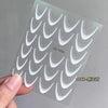 French Gradient Line Nail Art Stickers