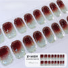 UV semicured nail stickers