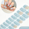2026 New Christmas Gel Nail Sticker Lighting Harden Semi-Curing Nail Sticker