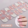 Semicured nail stickers NF250035