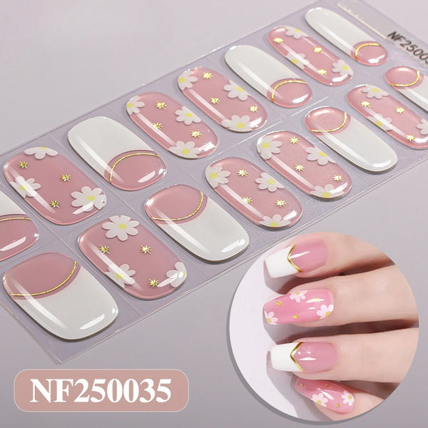 Semicured nail stickers NF250035