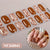 Semi-Cure Gel Nail Sticker NF260041