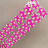 Semicured UV gel nail sticker pink