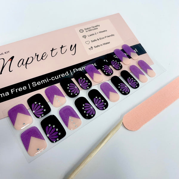 UV semi-cured gel sticker MJ-0090