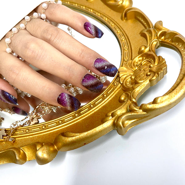 Semi-curing gel nail extensions