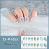 Bronzing butterfly no-bake nail sticker