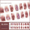 Pumpkin UV semi-cured gel manicure sticker
