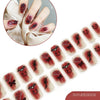 2026 New Christmas Gel Nail Sticker Lighting Harden Semi-Curing Nail Sticker