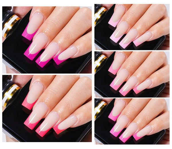 150 Pcs Five-color French nails