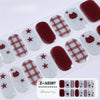 UV semicured nail stickers