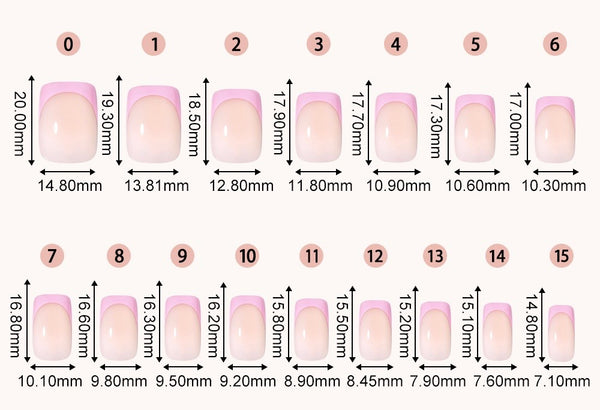 Five-color square patch manicure 150 pieces