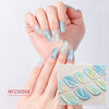 Semicured UV gel nail sticker
