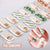 Christmas gel UV semi-cured nail sticker NC240295 luminous model