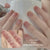 Semi-cured gel uv strips short nails 68DT