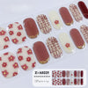 UV semicured nail stickers