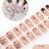 2026 New Christmas Gel Nail Sticker Lighting Harden Semi-Curing Nail Sticker