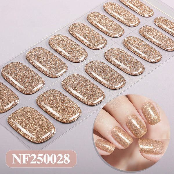 Semicured nail stickers NF250028