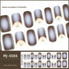 Pumpkin UV semi-cured gel manicure sticker