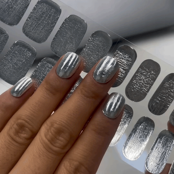 UV-free gel nail Silver