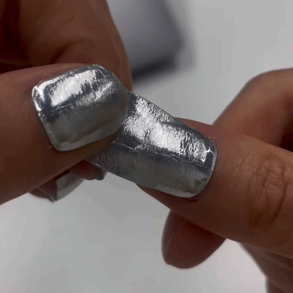 UV-free gel nail Silver