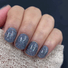 UV-Free Gel Nail Grey Glitter
