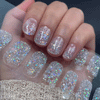 UV-Free Gel Nail Snowy