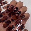 UV-free gel nail Brown amber