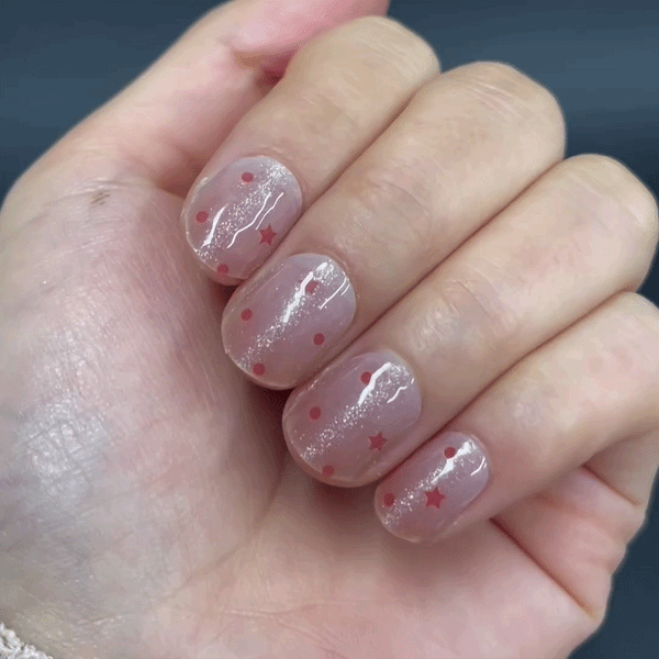 UV-Free Gel Nail Red Dot