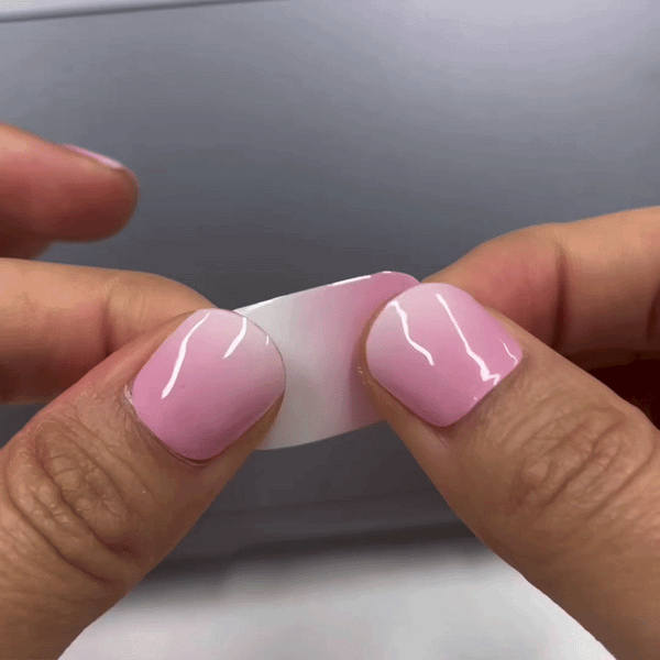 UV-Free Gel Nail Pink Ombre