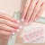 Semicured UV gel nail sticker NF250018