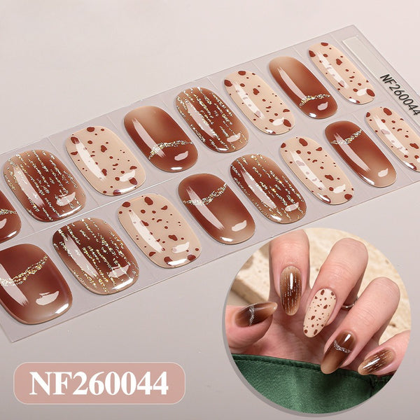Semi-Cure Gel Nail Sticker NF260044