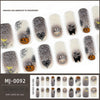 Pumpkin UV semi-cured gel manicure sticker
