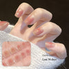 Semi-cured gel uv strips short nails 02DT